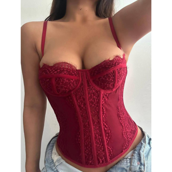 Corset Tendencia en Encaje